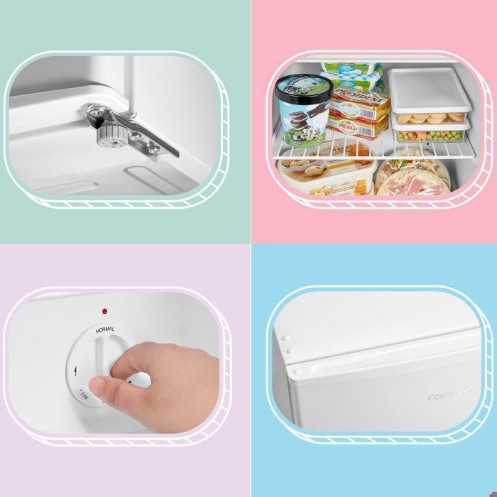 COMFEE RCU40WH2(E) Mini Freezer - 31L - Energy Class E - 47.2 x 45 x 49.2 cm - White