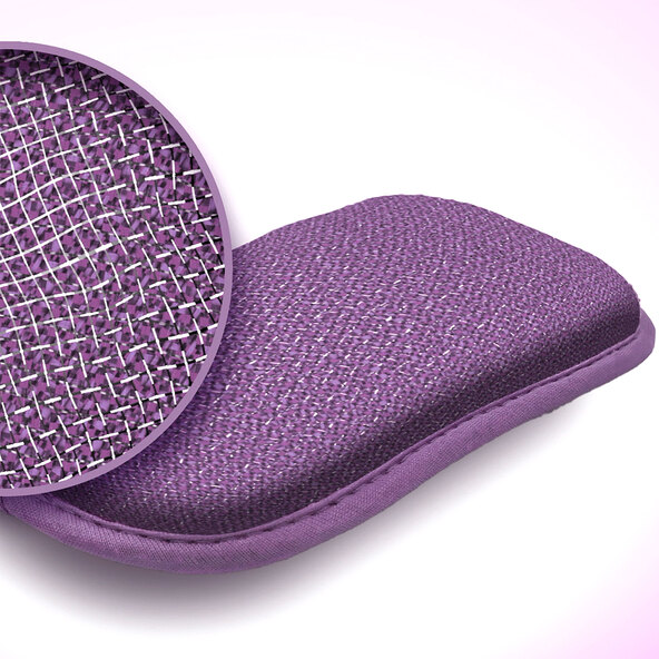 Ceramic pans, set of 3 + cleaning sponges