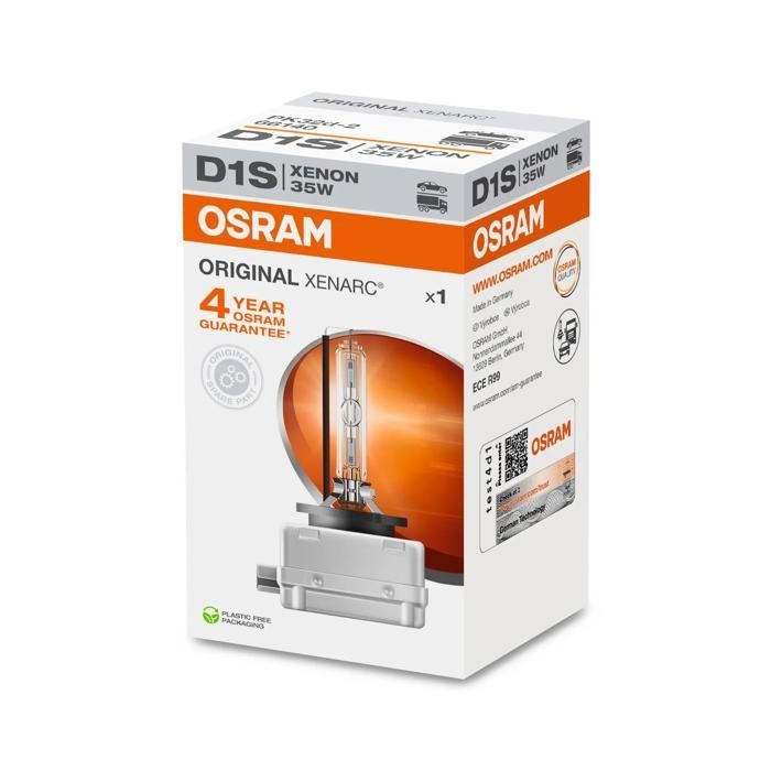 1 bombilla de xenón para automóvil Osram XENARC® ORIGINAL D1S 66140