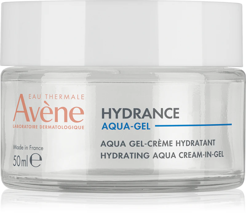 Avène Hydrance Hydrating Aqua Cream-in-Gel é um hidratante em gel leve, 3 em 1.