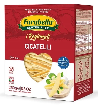 FARABELLA Farabella I Regionali Cicatelli Värske gluteenivaba pasta 250 g