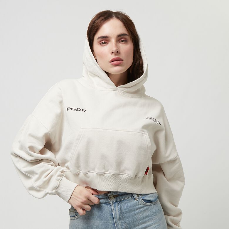 Vrena Oversized Cropped Hoodie
