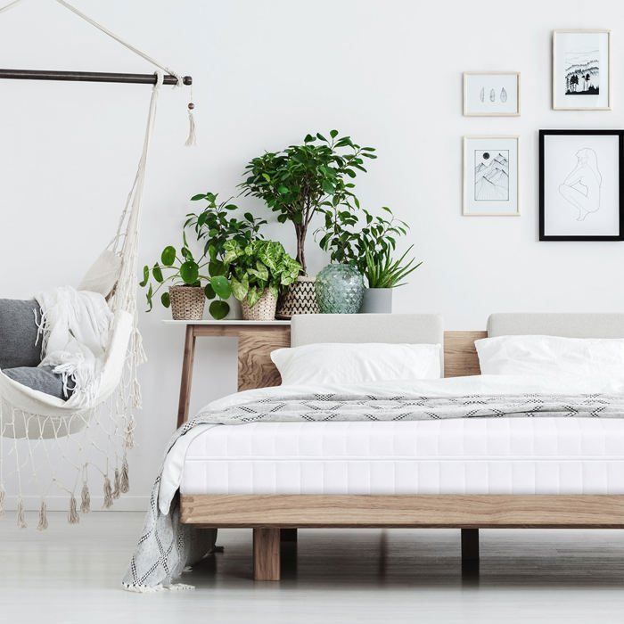 Colchón de 90x200 cm - reversible con 7 zonas - 2 superficies para dormir - soporte firme y equilibrado - 15 cm de grosor - fabricado en Alemania