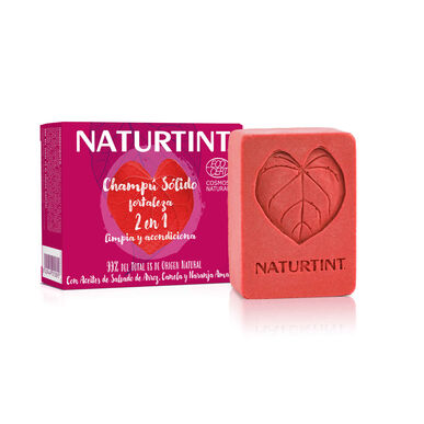 Naturtint 2-i-1 styrkende fast sjampo 75g
