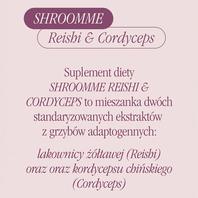 Výživový doplnok Health Labs Care ShroomMe Reishi & Cordyceps v prášku na podporu imunitného systému