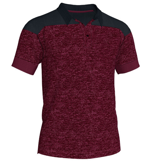 Joma Winner Ii Burdeos Kortærmet Poloshirt Sort