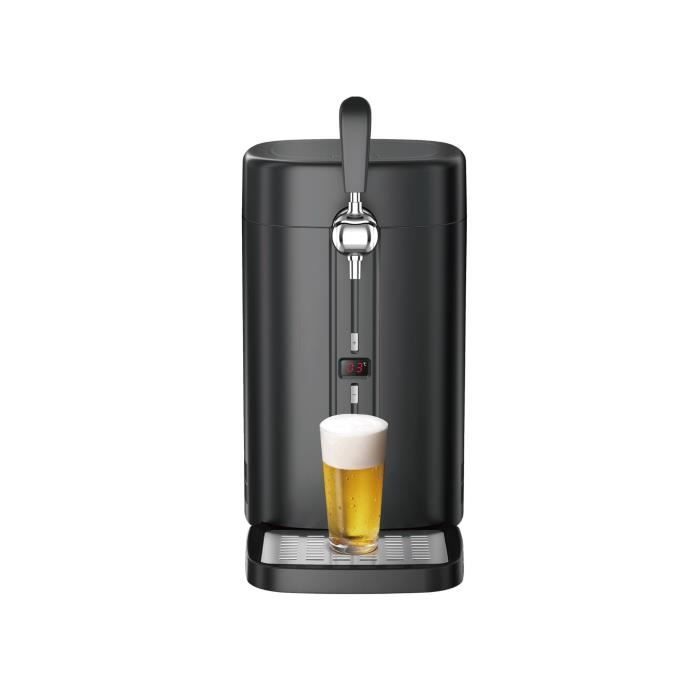Dispensador de cerveza de 5 litros - CONTINENTAL EDISON CEMB5B4 - Negro - 60 W - Compatible con barriles de 5 litros
