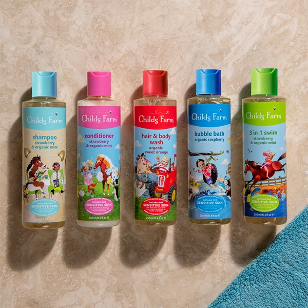 Childs Farm Bio-Haar- und Körperwaschgel mit süßer Orange, 250 ml