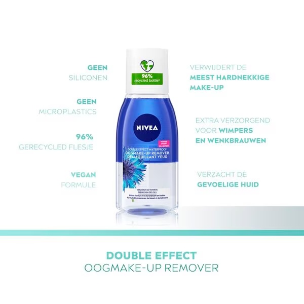 NIVEA Double Effect sredstvo za skidanje šminke s očiju 125 ml - Svi tipovi kože