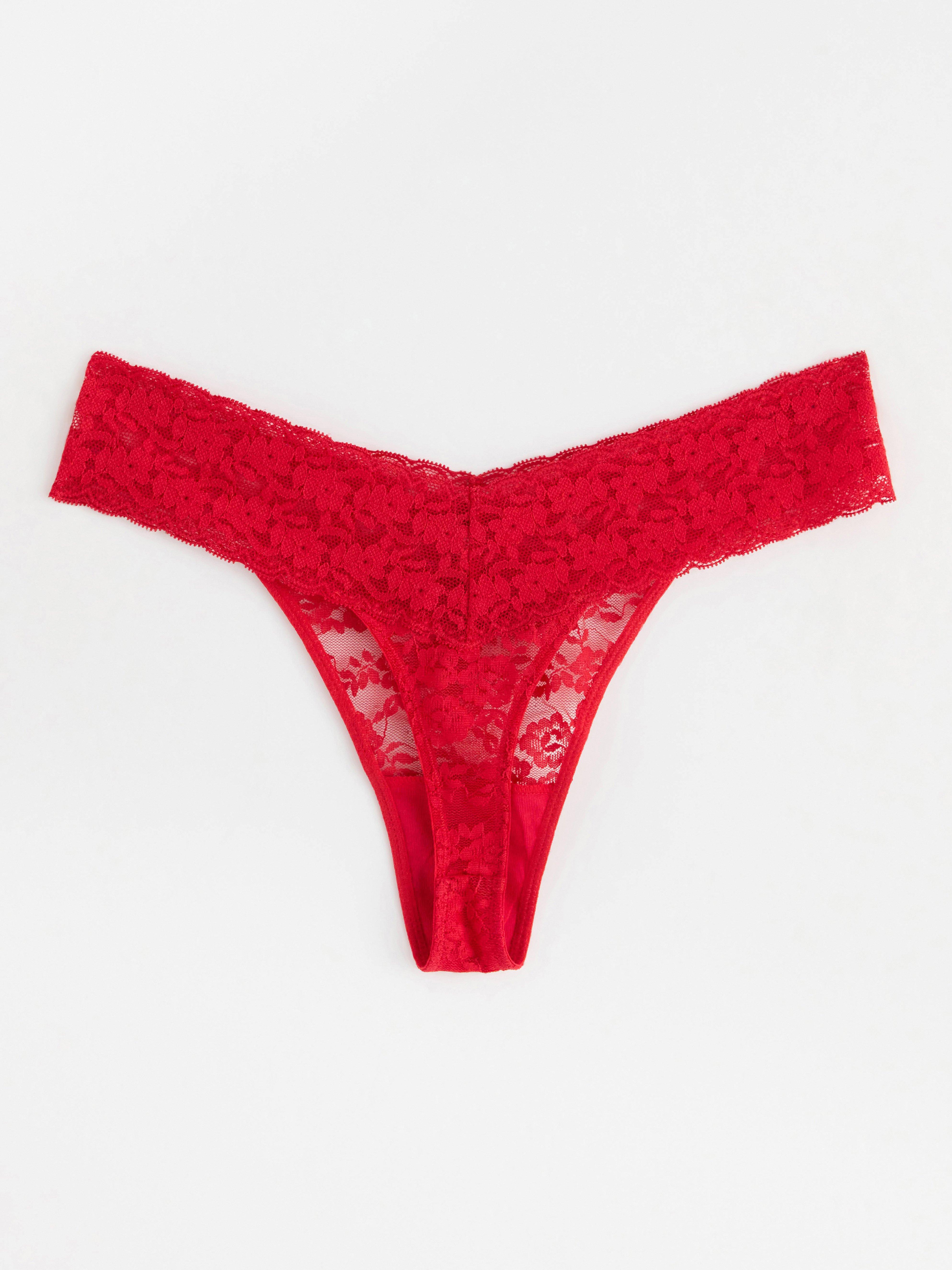 Stringtrosa i spets Red