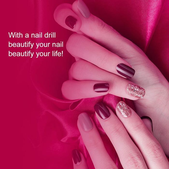 Taladro eléctrico para uñas con mango, herramientas de manicura, accesorios para decoración de uñas y pedicura con pieza de mano YYV