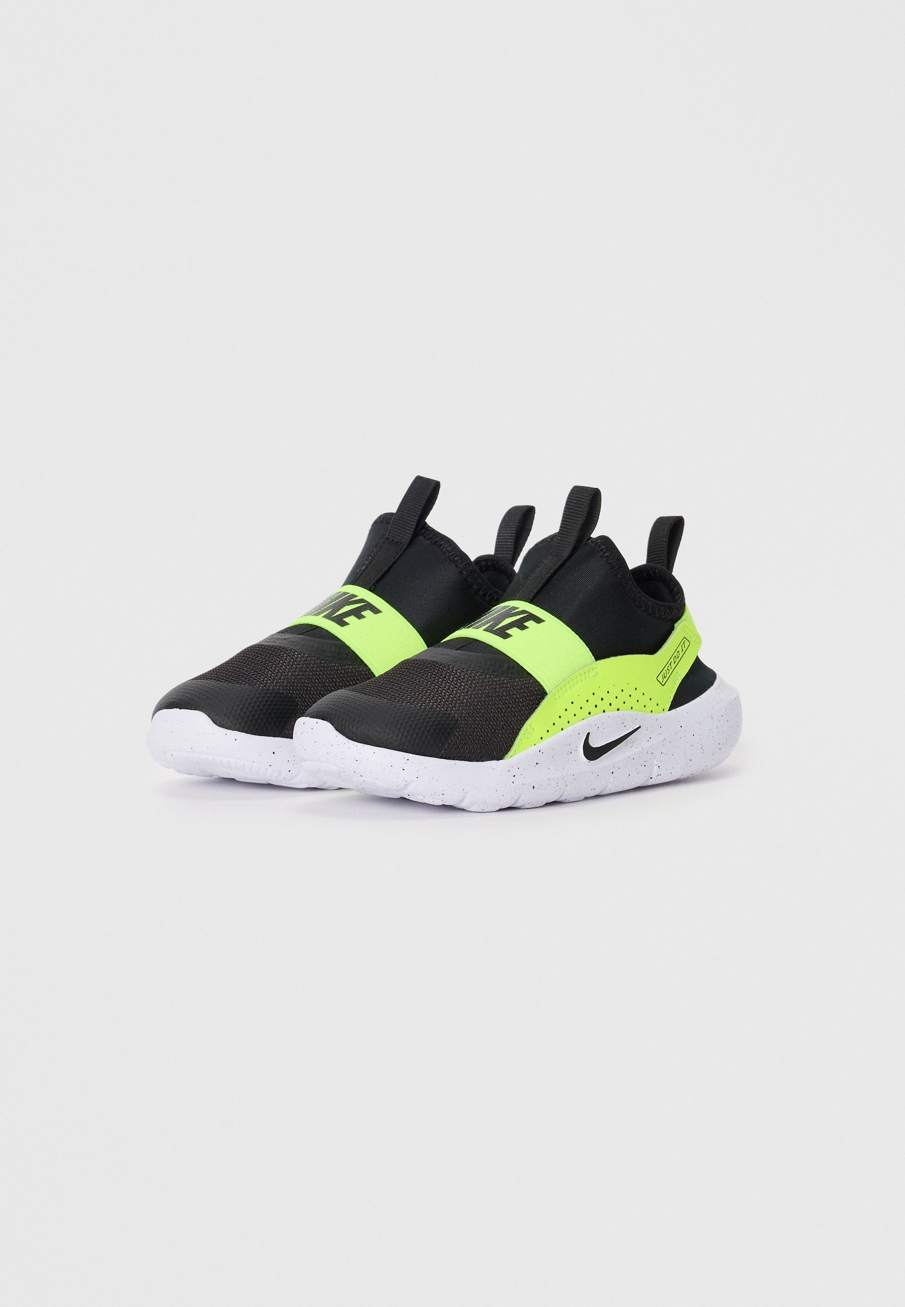 Nike Performance FLEX RUNNER 4 UNISEX - Chaussures de running sur route - noir/jaune fluo/blanc
