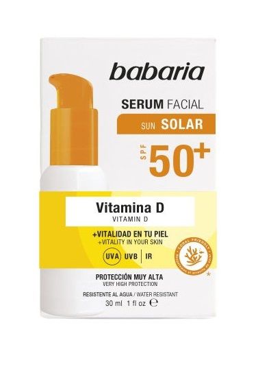 „Sun Solar“ vitamino D veido serumas su SPF50