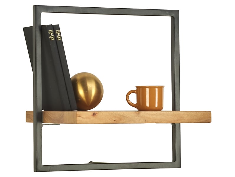 Pólka ścienna Valo 35x35  akacja loft