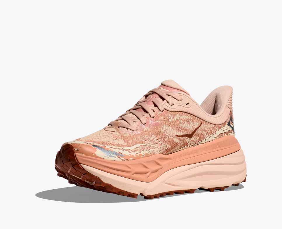 HOKA Stinson 7 Creme / Sandstein