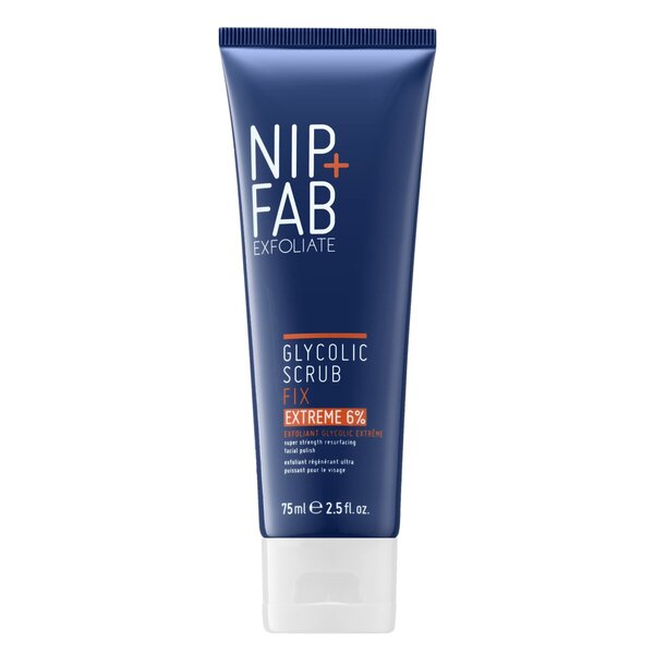 Nip + Fab Glycolic Fix Extreme 6% Scrub<br>75 ml, do skóry matowej