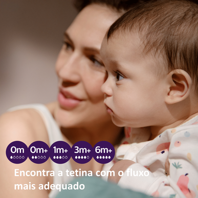 Sada 3 skleněných kojeneckých lahví Philips Avent Natural Response (1 kus)