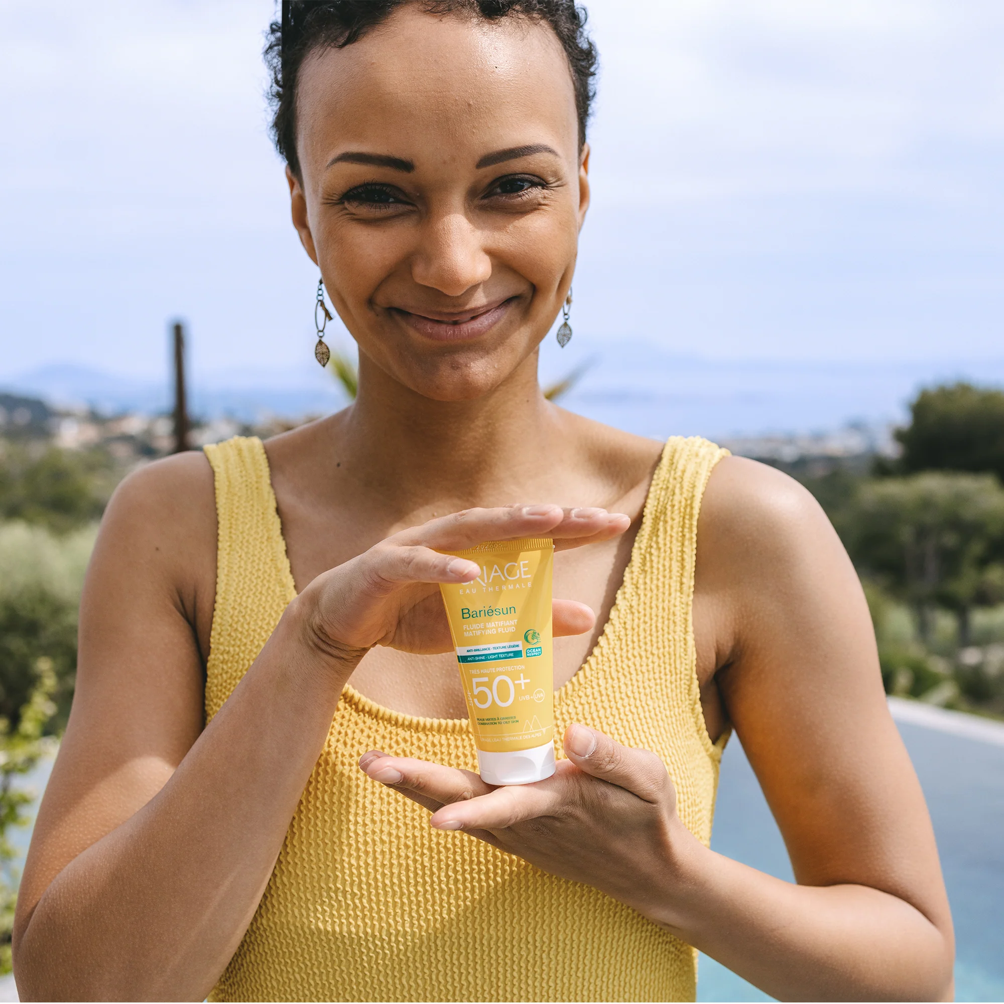 BARIESUN Fluido Mat Viso SPF50+ - Solare viso alta prot.