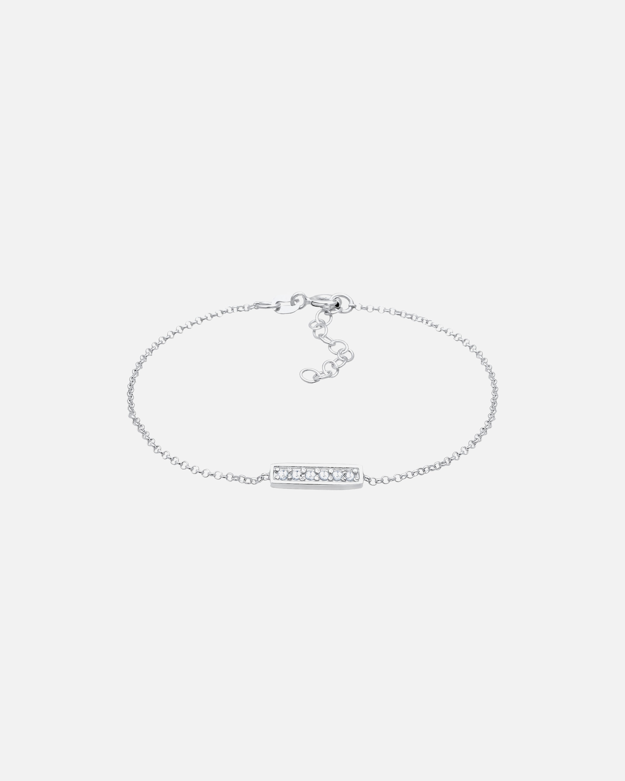 Elli Femmes Pendentif Bâton Basic Moderne avec Zirconia en argent sterling 925