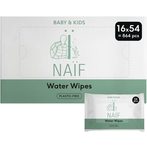 Naïf vlažne maramice za bebe<br>16 x 54 komada