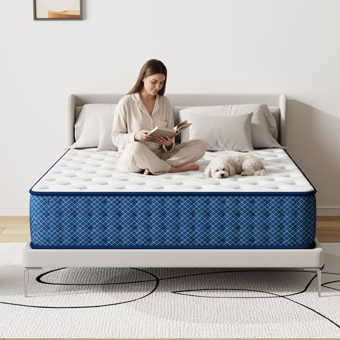 Matelas  120x190 cm - Thickness 30 cm - TUNCCO Mousse mémoire de forme -H3 Moyenne Ferme- 7 Zones de Confort - Deux Faces