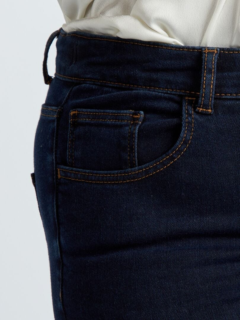 Pantalones ajustados elásticos - 5 bolsillos - L30 - AZUL