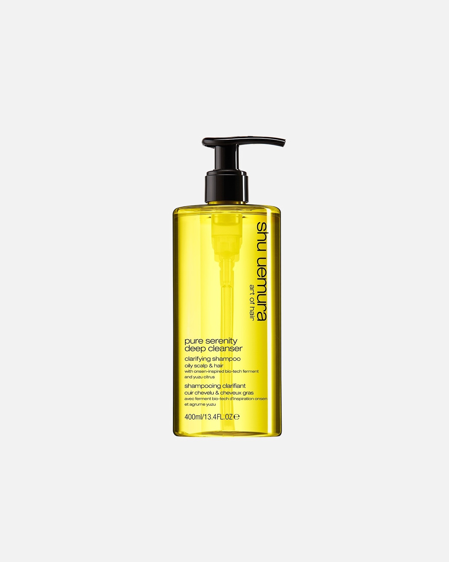 Shu Uemura šampon za lase, čistilno olje, globinsko čistilo Pure Serenity - 400 ml