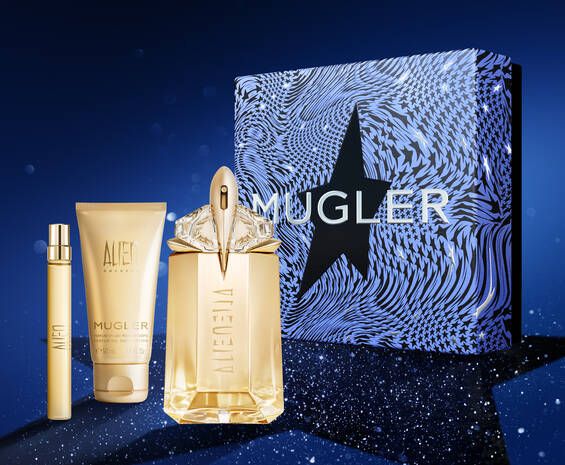 Darilni set mini losjona za telo Alien Goddess EDP Darilni seti ženskih parfumov