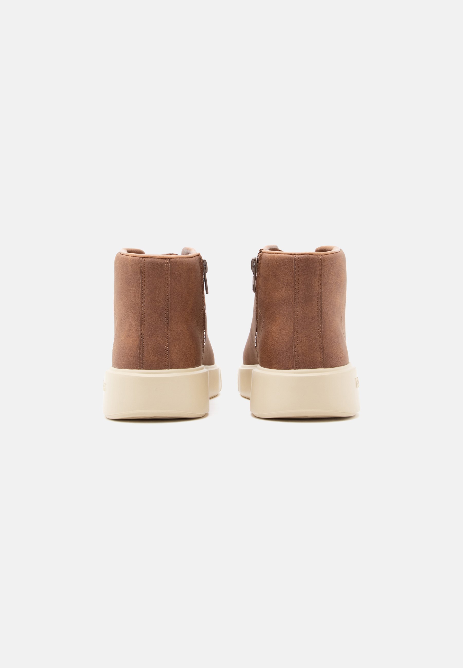 Blauer BUCK08 - Hoge sneakers - cognac