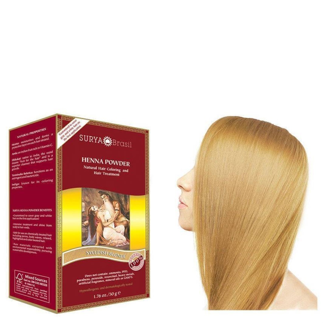Surya Brasil boja za kosu, kana u prahu - 50 g