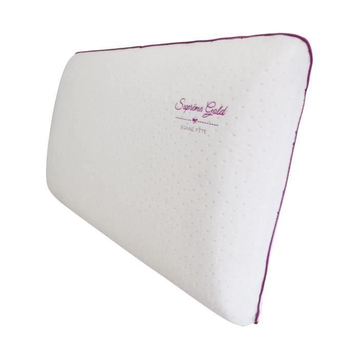 Almohada - Sampur - Felices Fiestas - Espuma viscoelástica - Termorreguladora - 60x60 cm