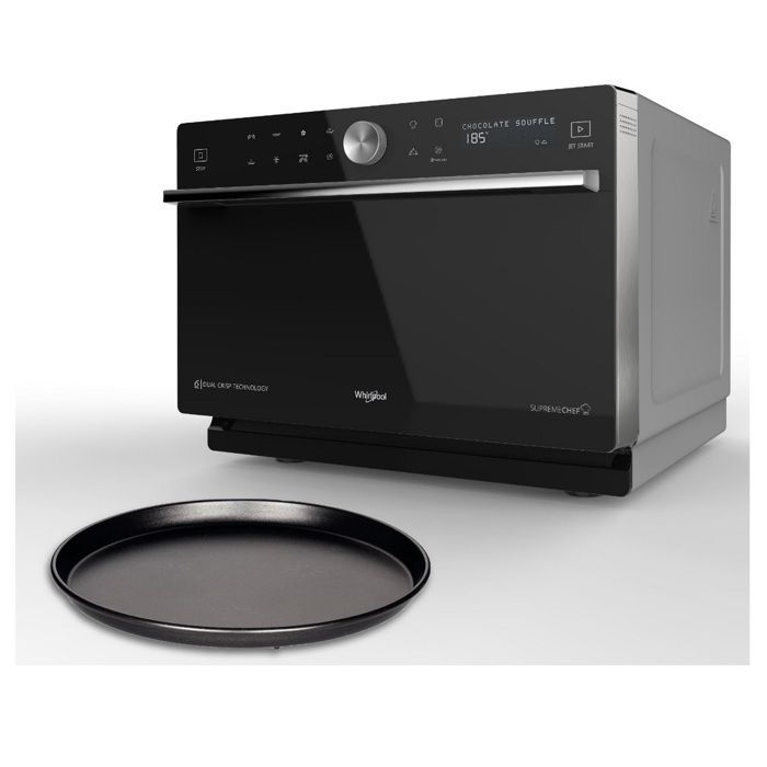 Whirlpool Micro-ondes combiné 33l 1000w noir - MWSC9133SB