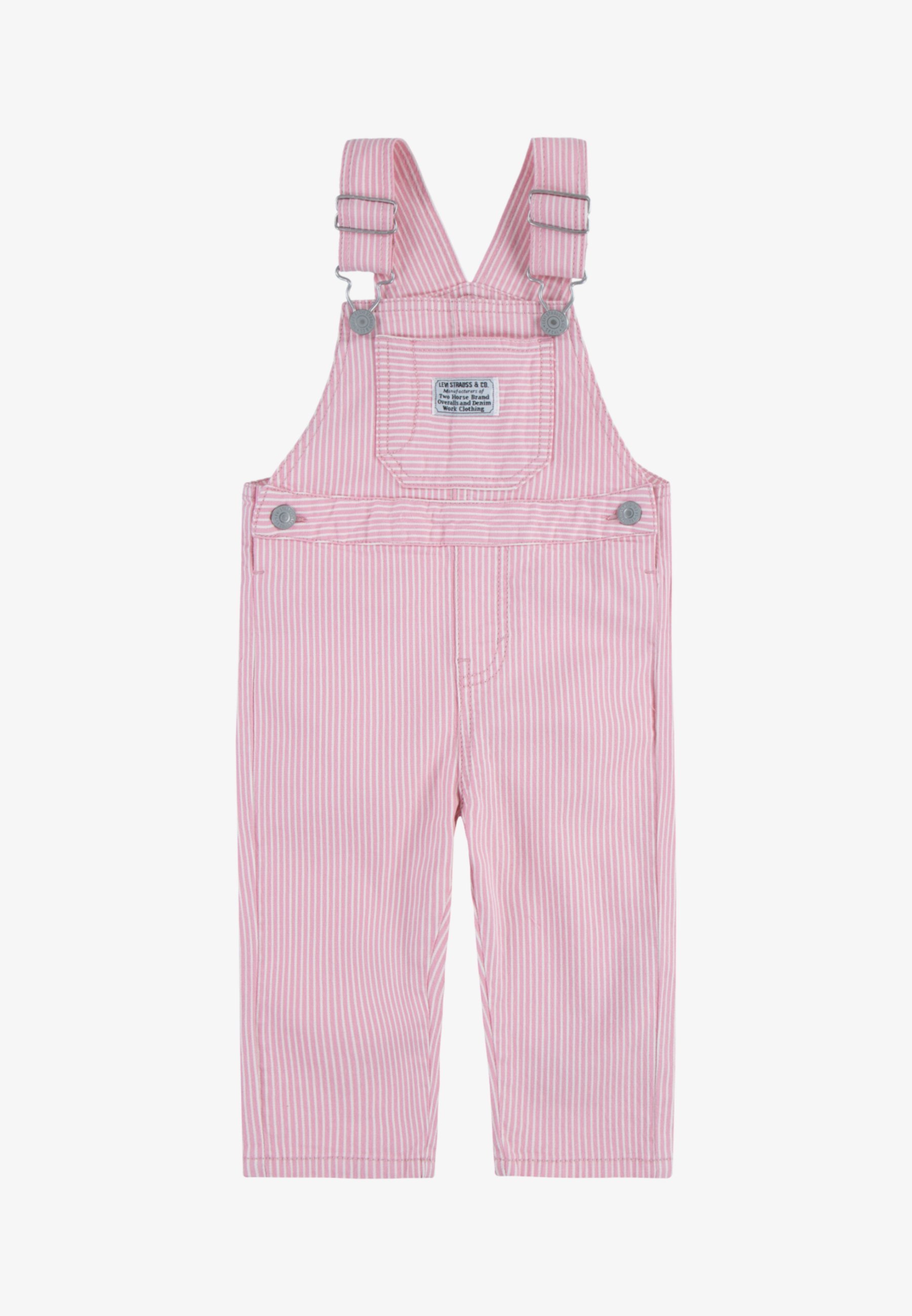 Salopette Levi's® à rayures ferroviaires - Blanc éclatant