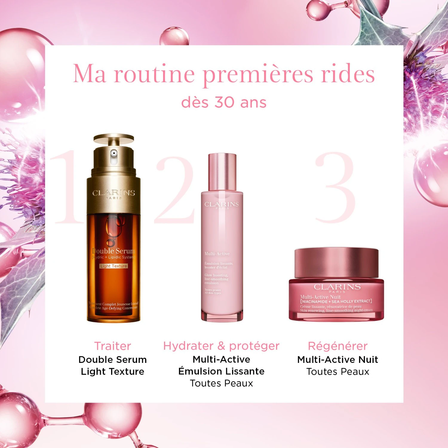 Clarins Emulsion lissante, booster d'éclat - Toutes Peaux
