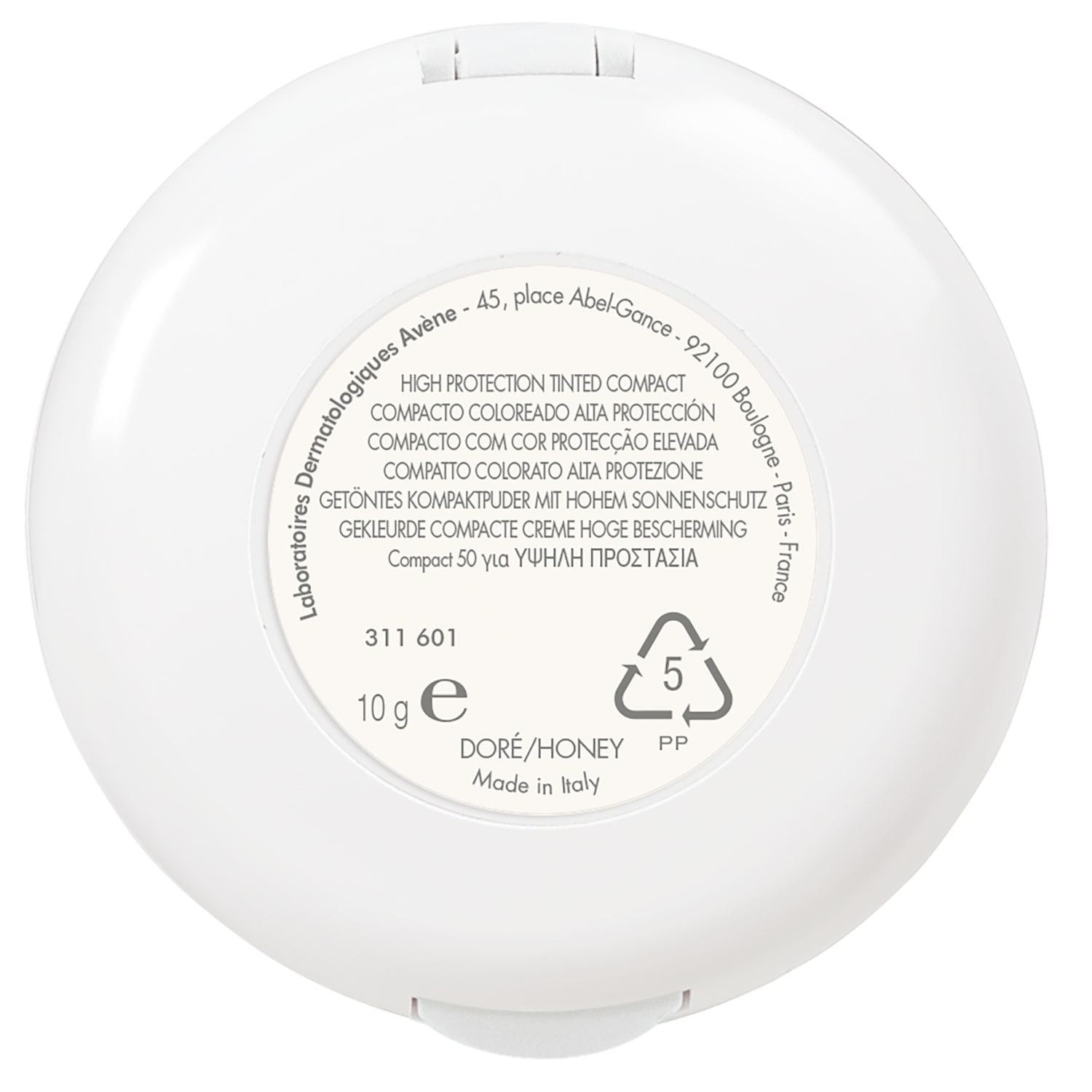 Avène Sun Make-up Solaire getinte compactpoeder SPF 50 - 50 ml