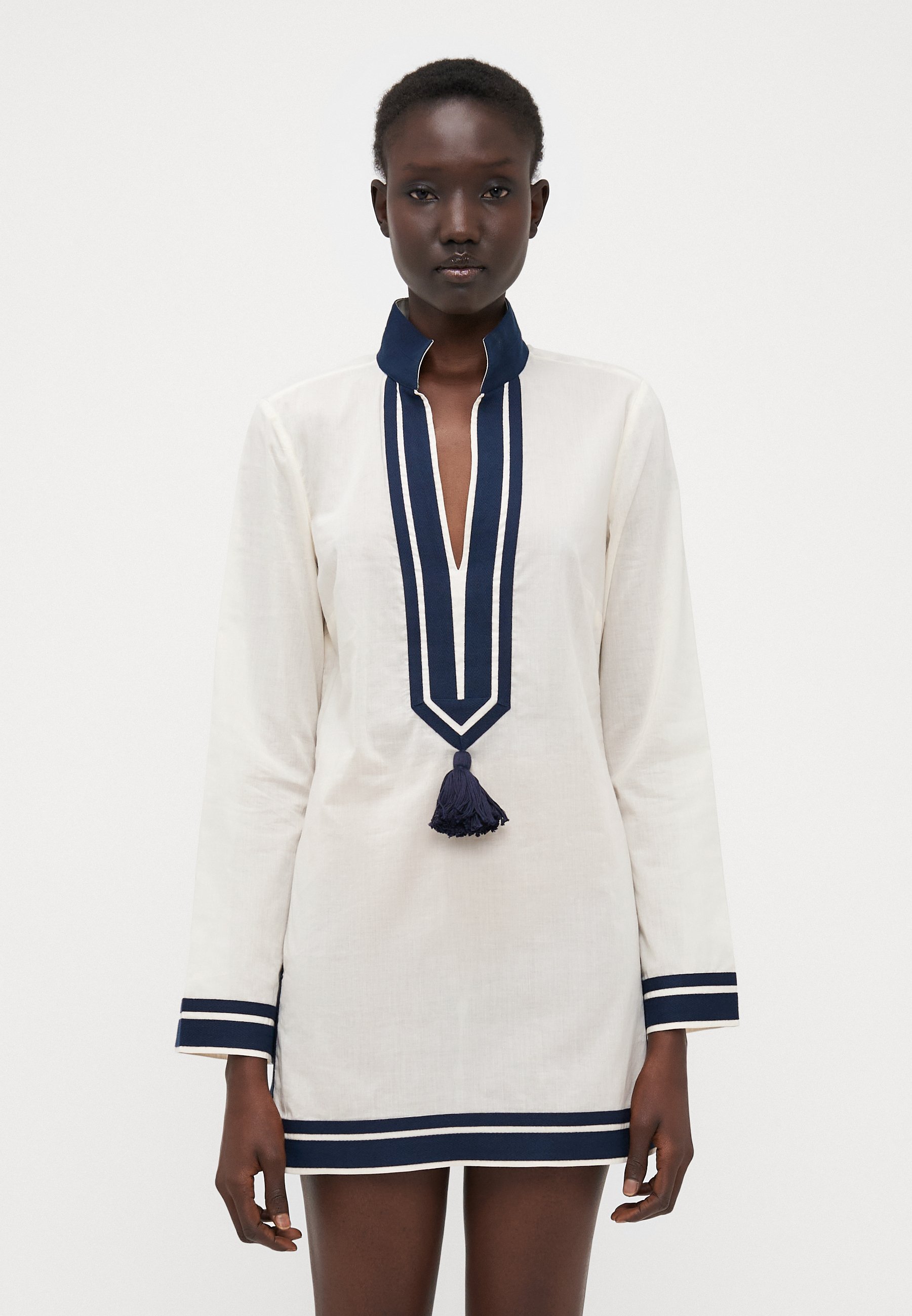 Tory Burch TUNIEK - Strandaccessoire - Frans crème