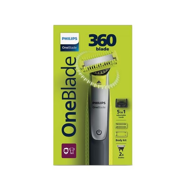 Brivnik Philips OneBlade Face & Body Qp2834/23, srebrn
