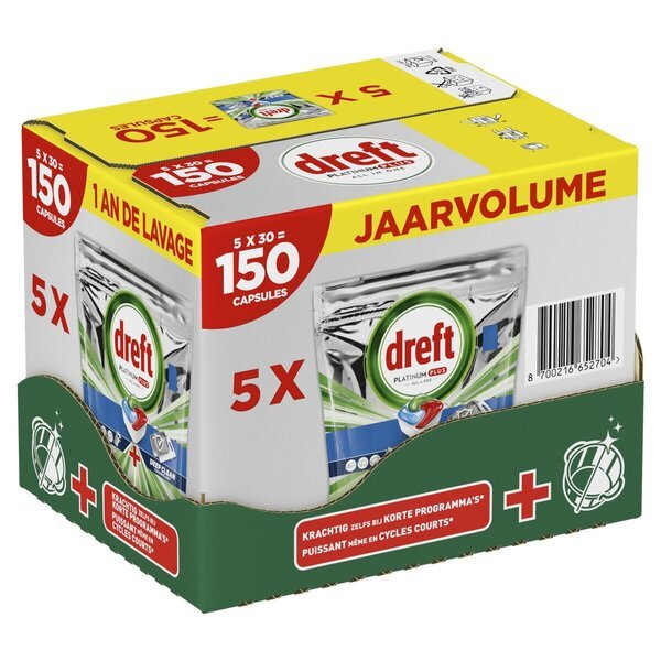 Dreft Platinum Plus tablete za pomivalni stroj vse v enem<br>150 kosov