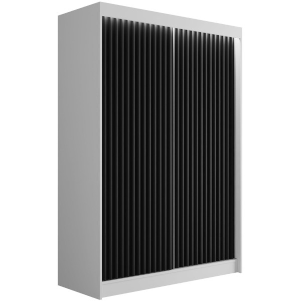 Szafa LED z drzwiami przesuwnymi i lamelami VILANv2 100 x 215 cm
