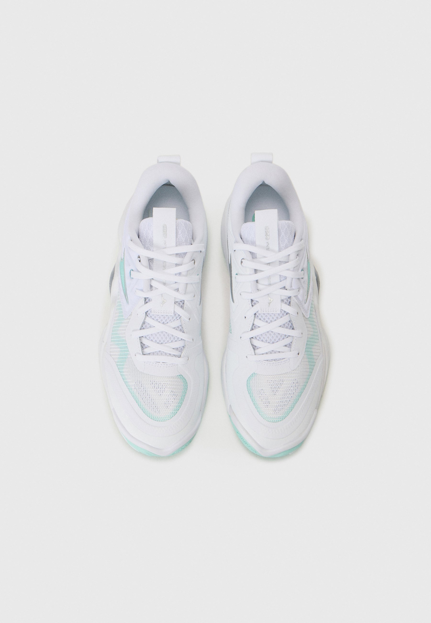 Chaussures de volley-ball Mizuno WAVE MOMENTUM - teinte blanche/bleue