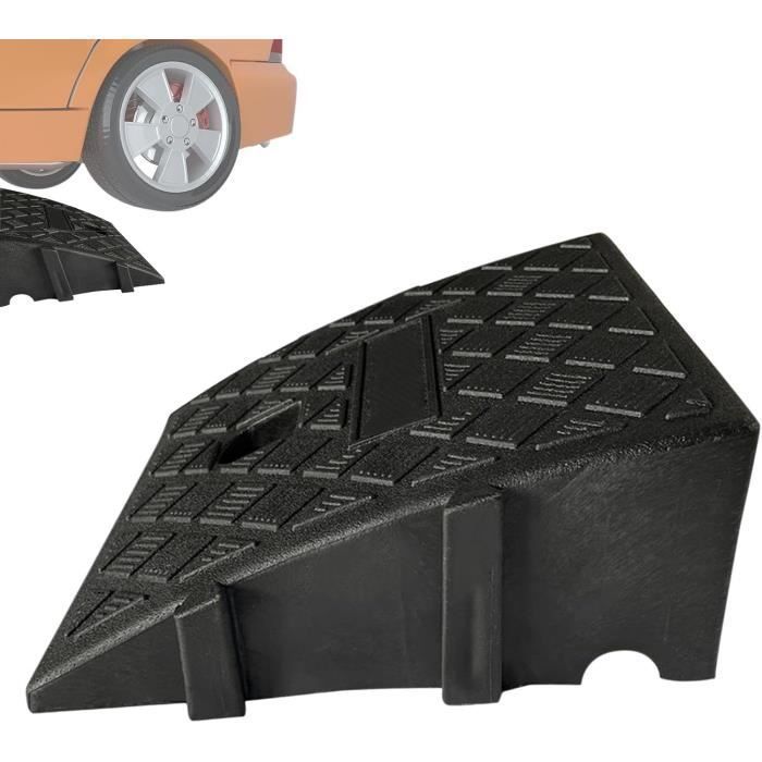 Rampas para aceras, rampas para bordillos de entrada de vehículos, rampas para bicicletas y patinetes | Rampa de umbral portátil de PP, alfombra para pendientes inclinadas