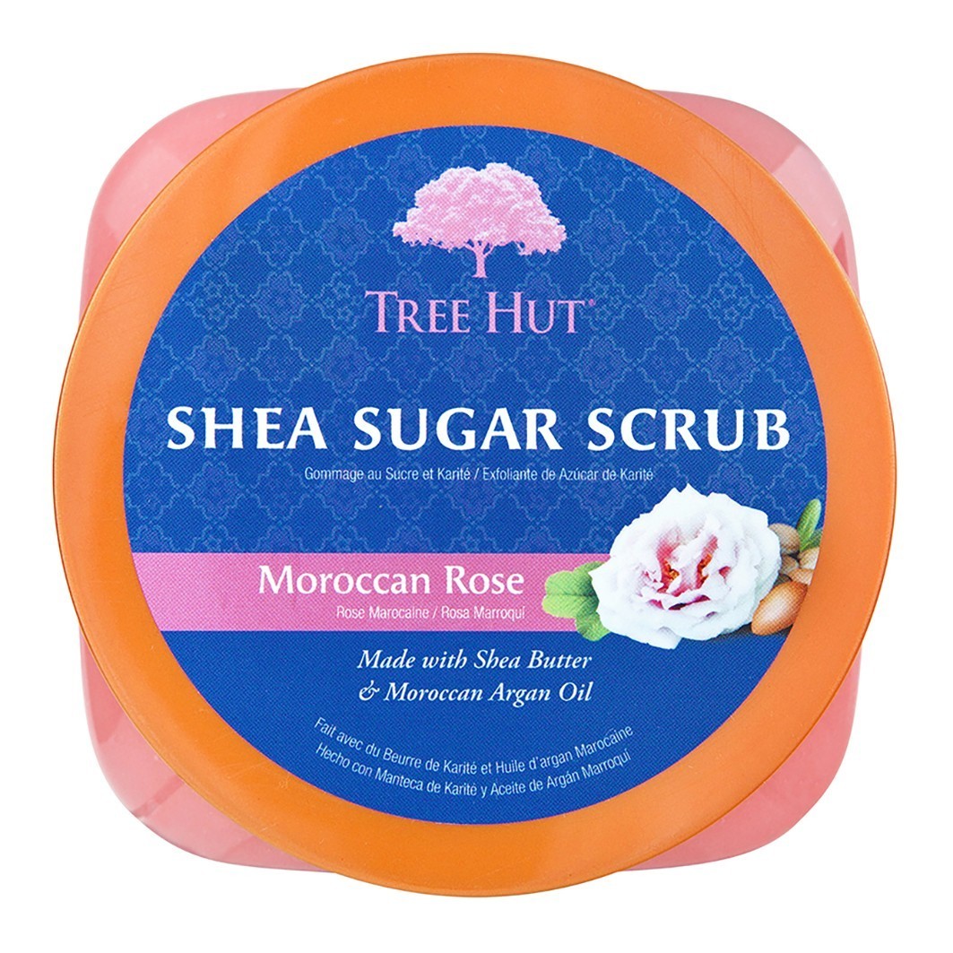 Пилинг за тело Tree Hut Мароканска ружа са шеа шећером - 510 г