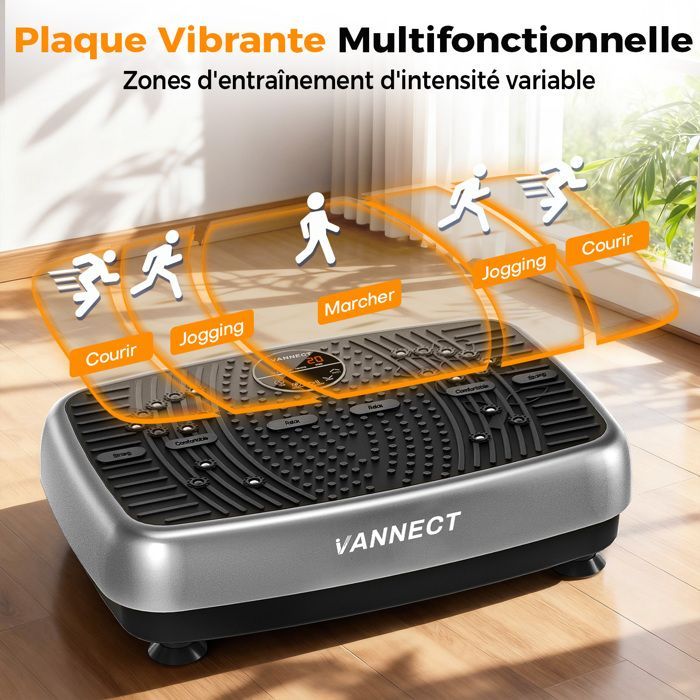 Plataforma vibratória 3D Neu 2026 - 120 velocidades - Controle remoto - Massagem magnética - Suporta até 200 kg