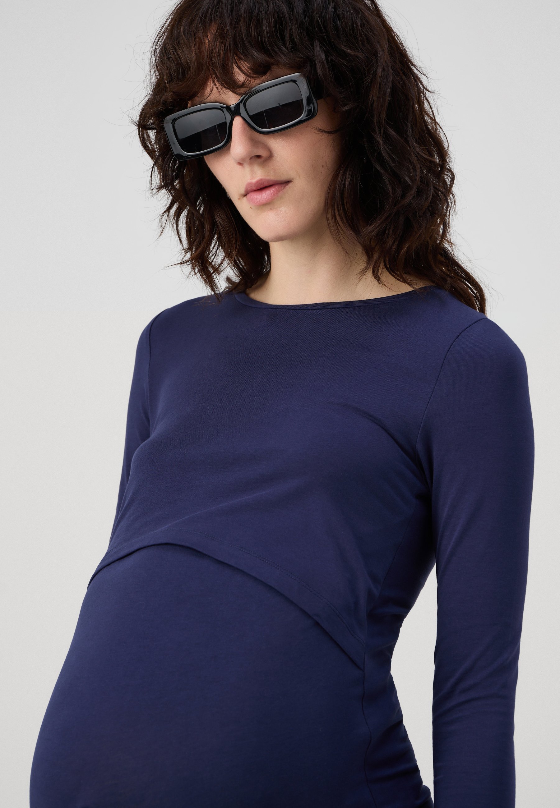 Anna Field MAMA PACK 2 - Robe en jersey - bleu foncé/noir