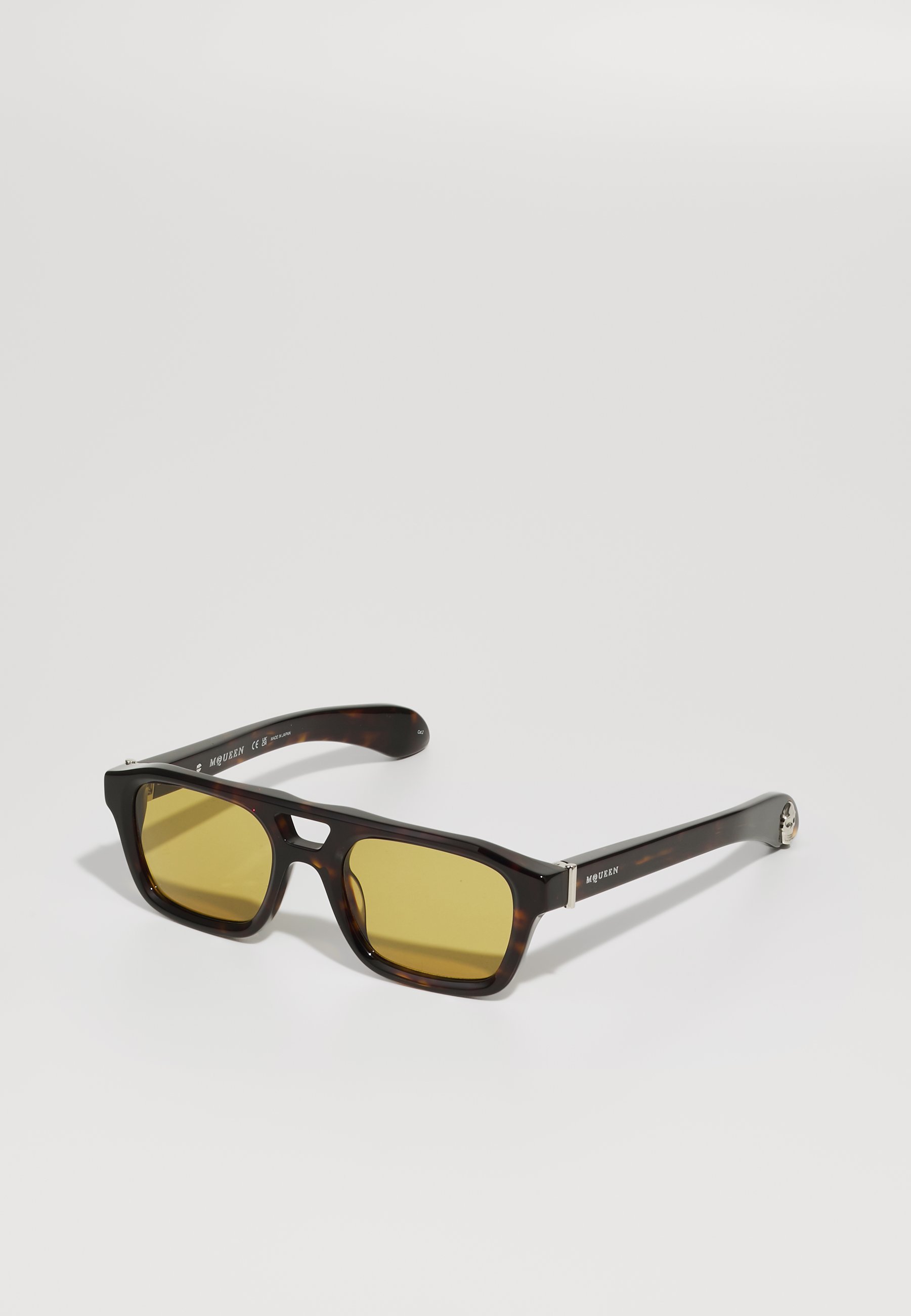 Alexander McQueen UNISEX - Solbriller - havana/yellow