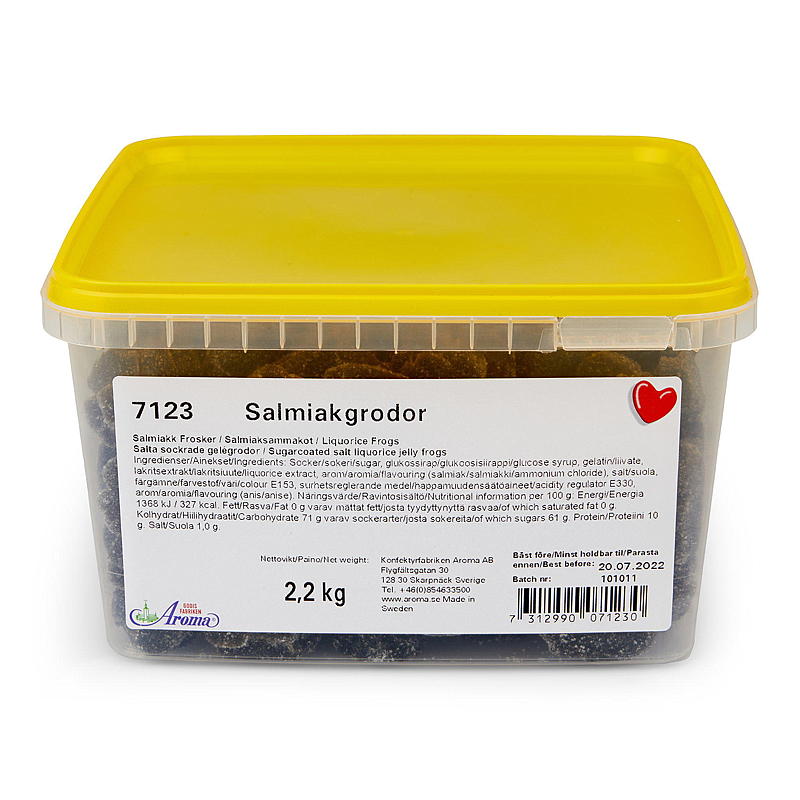 KnallGoodt Frogs Salmiakk 2,2 kg