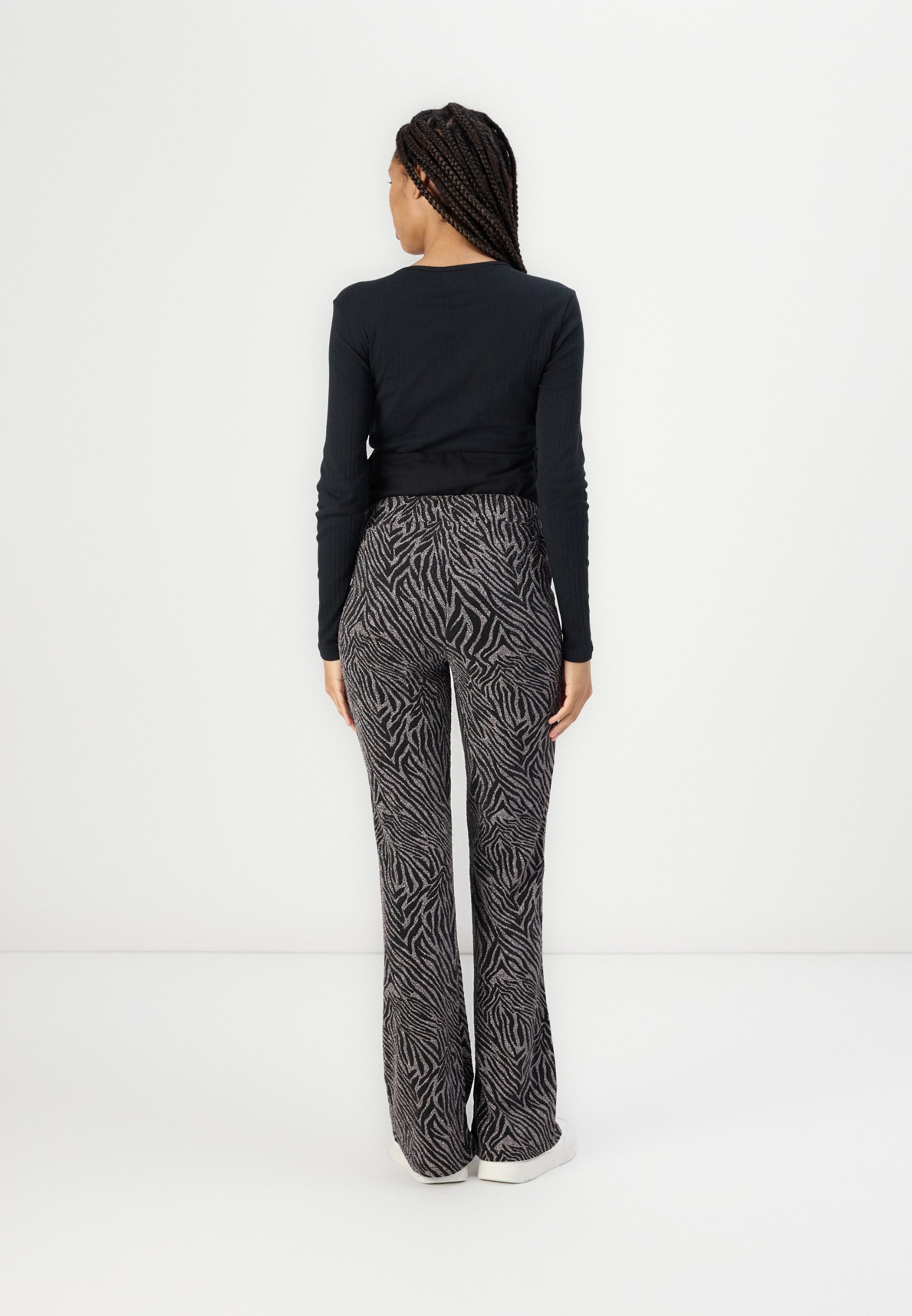Pantaloni Only MATERNITY Olmshiny Glitter - Pantaloni - neri