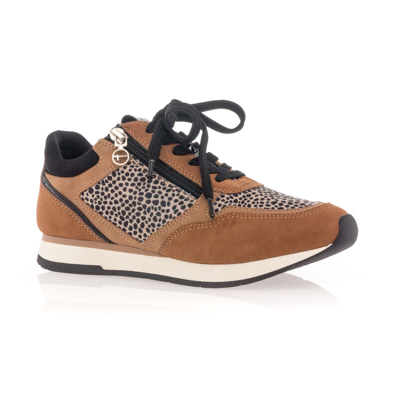 Zapatillas deportivas para mujer color marrón