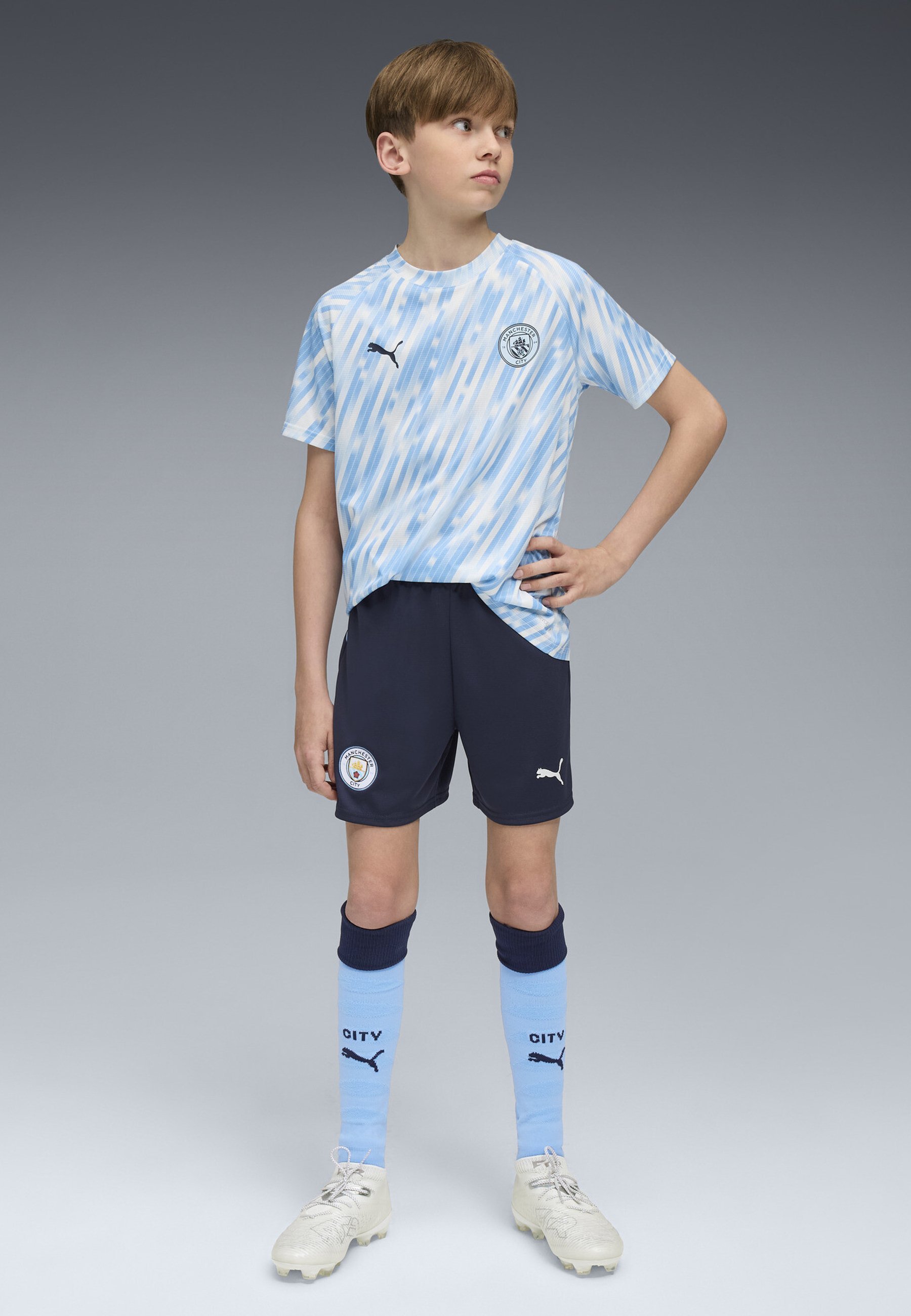 Puma MANCHESTER CITY - Abbigliamento da club - blu scuro squadra azzurro chiaro