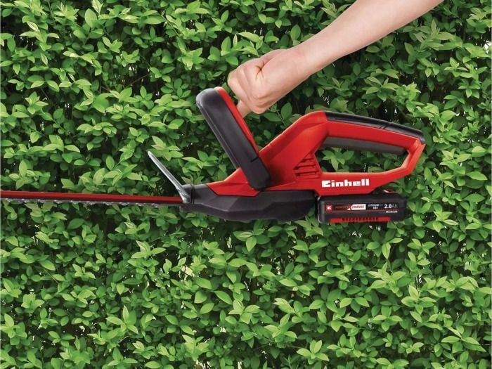 Einhell Taille-haies sans fil GE-CH 1846 Li - Solo PXC (18V, coupe 46cm, lame 52cm) Livré sans Batterie ni Chargeur